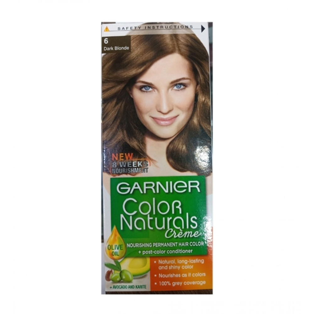 صبغة شعر لؤلؤية رقيقة حرفيًا Garnier Dark Blonde 6 Comertinsaat Com