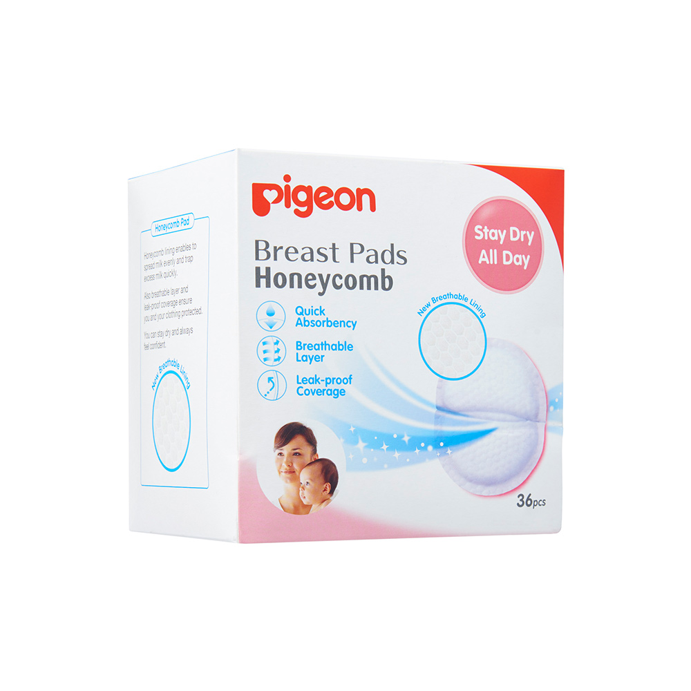 Pigeon Breast Milk Pads Honeycomb Quick Absorbency Breathable